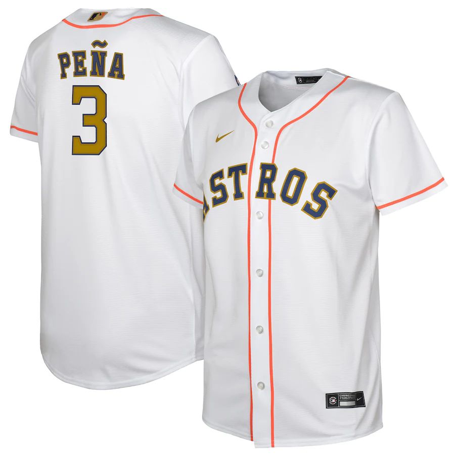 Houston Astros Jeremy Peña #3 Nike Jersey Size Medium for Sale