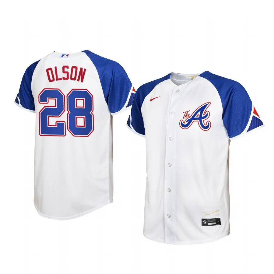 Matt Olson Atlanta Braves Nike 2023 City Connect Name & Number